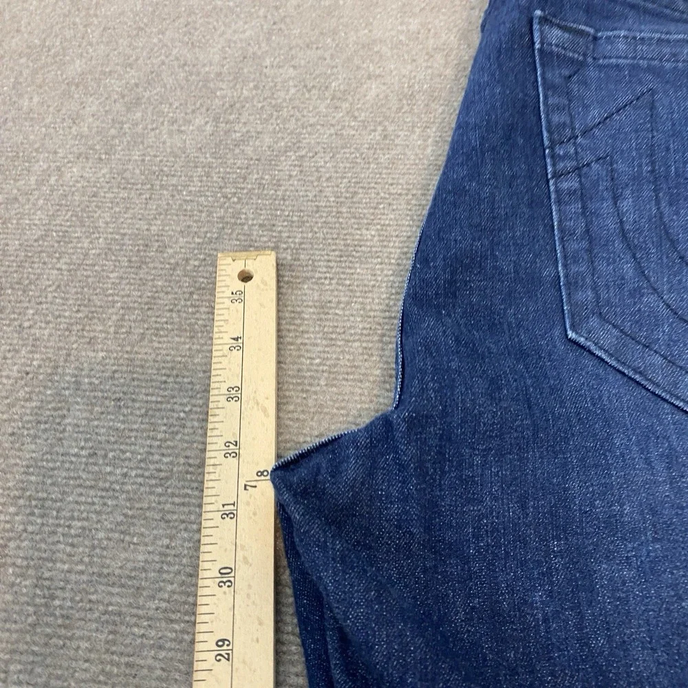 True Religion Mens Jeans Blue Size 42 Fits 43x32 GENO Relaxed‎ Slim Straight